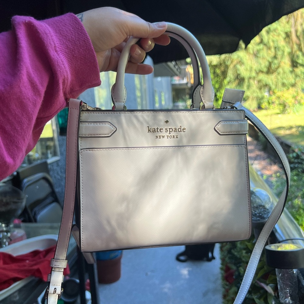 Kate Spade White small satchel